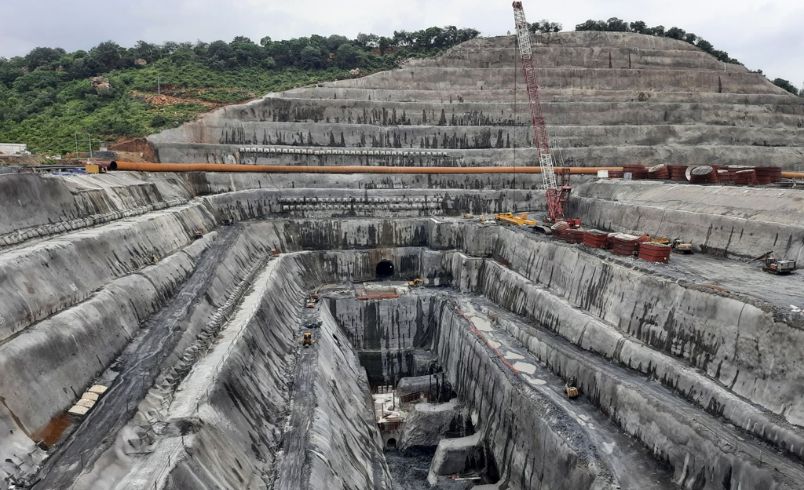 Waterproofing of a pumped storage scheme in India